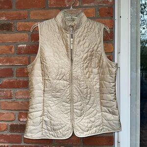 Coldwater Creek  Quilted Swirl Vest ~ Large ~ NWT